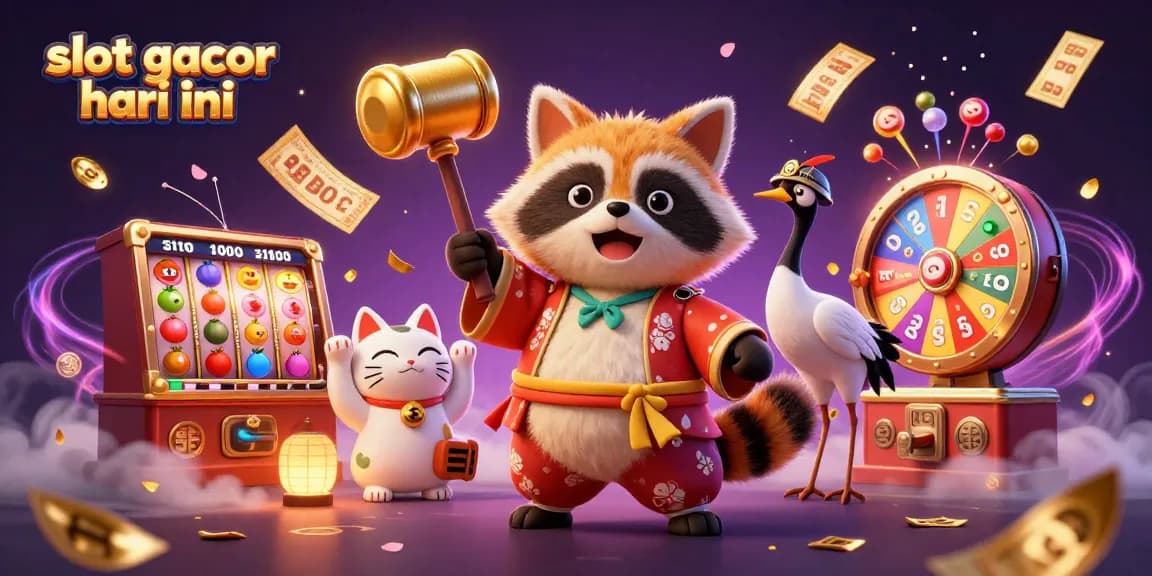Engage with slot gacor hari ini through dynamic 3D characters and vibrant gambling elements.
