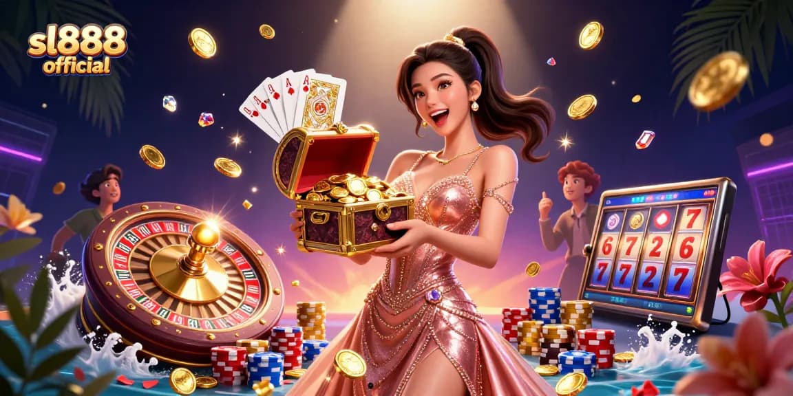 Experience thrilling gaming adventures with sl888 official showcasing treasures and excitement!