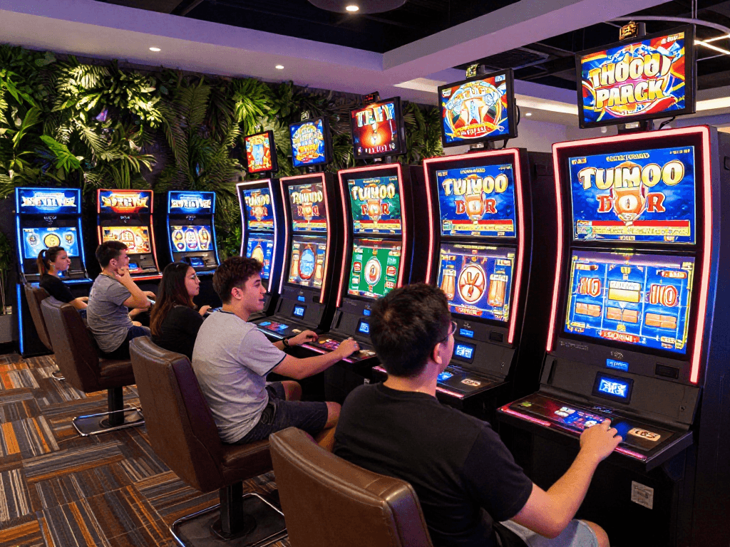 Experience the thrill of slot terpercaya games in a vibrant online casino setting