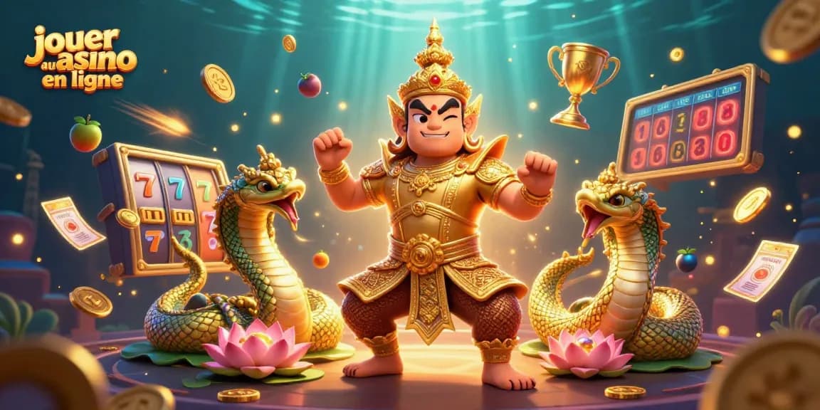 jouer au casino en ligne avec des gardiens en armure dorée entourés d'éléments de jeu dynamiques