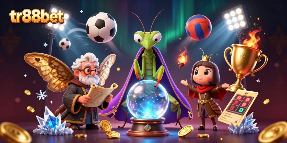 Experience thrilling gameplay at tr88bet, a vibrant digital casino with enchanting characters and immersive elements.
