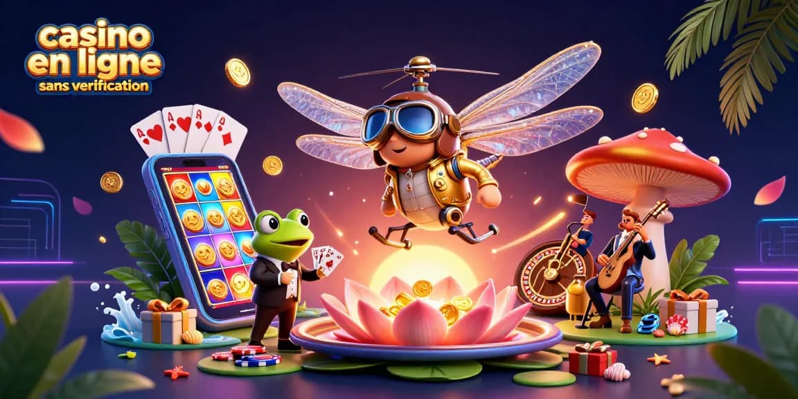 Jouez sur un casino en ligne sans vérification avec des croupiers, des jeux et des gains instantanés.