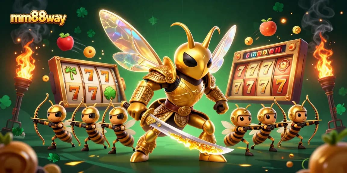 Spin to win at mm88way with thrilling jackpot slots and dynamic 3D game elements.