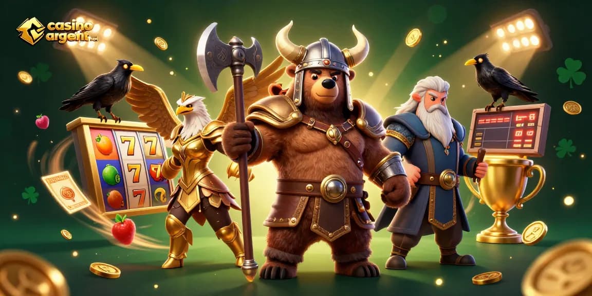 Découvrez les jeux de casino argent réel avec une illustration dynamique captivante.
