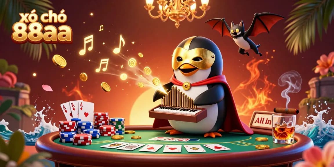 Experience the exhilarating world of xổ số 88aa with vibrant casino elements and engaging characters.