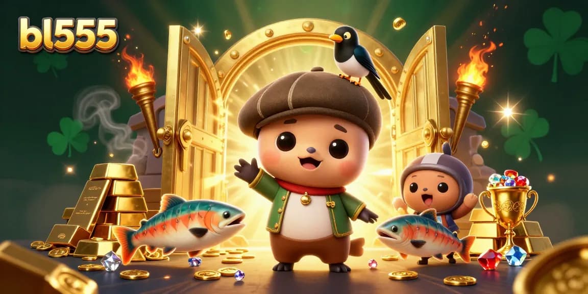 Play and win big with the exciting bl555 online casino game featuring colorful characters and treasures.