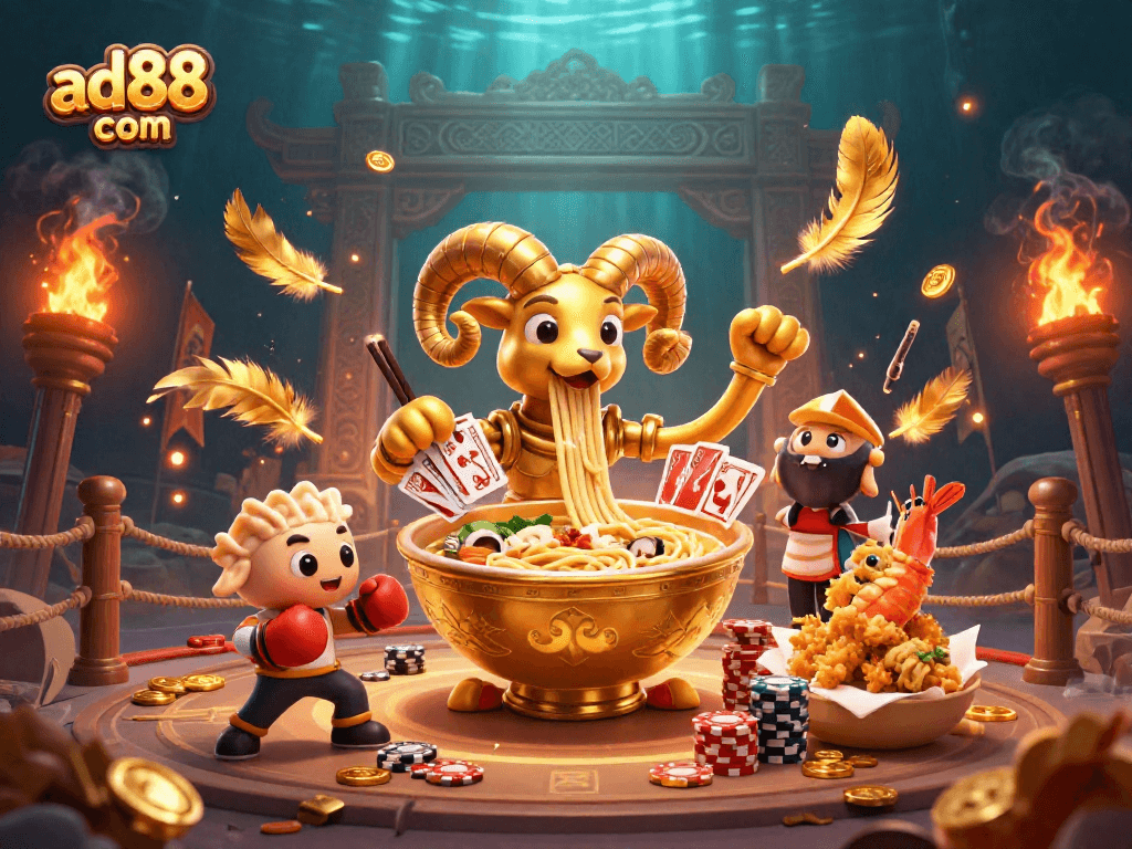 Experience exciting gambling action with the ad88 com gaming experience in a vibrant casino scene.