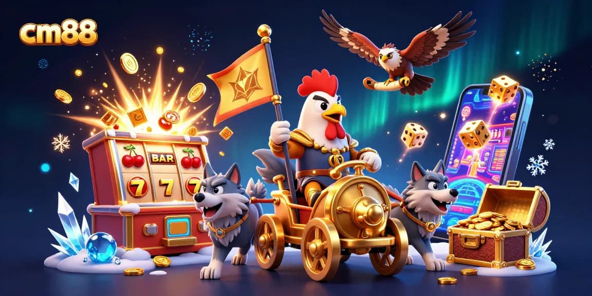 Experience cm88's thrilling casino games with dynamic visuals of jackpots and 3D characters.