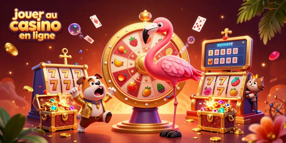 Jouez au casino en ligne avec des machines à sous et un animateur en scène dynamique.