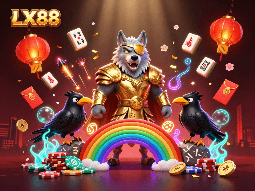 Experience the excitement of LX88's vibrant gambling universe with exhilarating gaming elements.