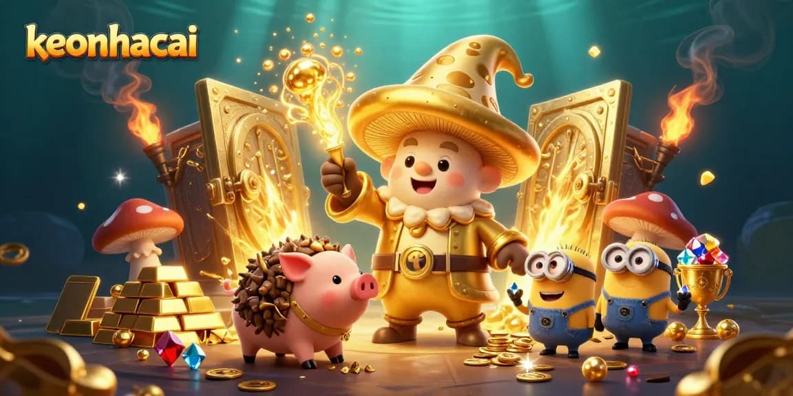 Engage with keonhacai's magical world of casino treasures and excitement.