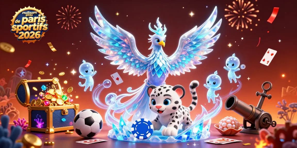 Pariez sur les meilleurs sites de paris sportifs 2026 avec une illustration de casino captivante.