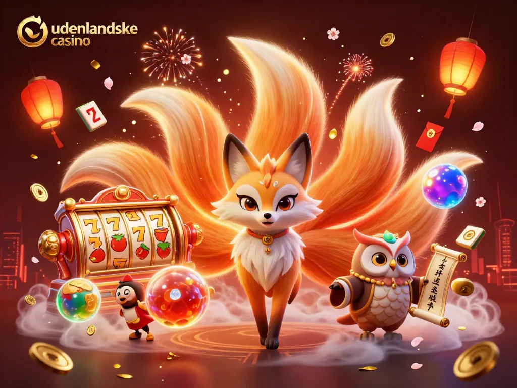 Engage with the world of udenlandske casino through this vibrant 3D illustration featuring enchanting characters and gaming elements.