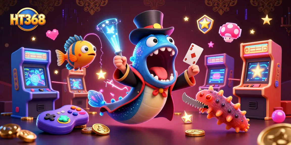 Experience the thrilling games at HT368 with a magical underwater casino atmosphere!