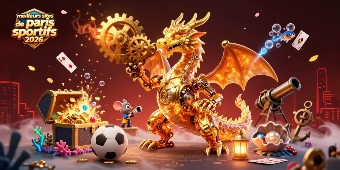 Visualisez les meilleurs sites de paris sportifs 2026 avec des éléments captivants et animés.