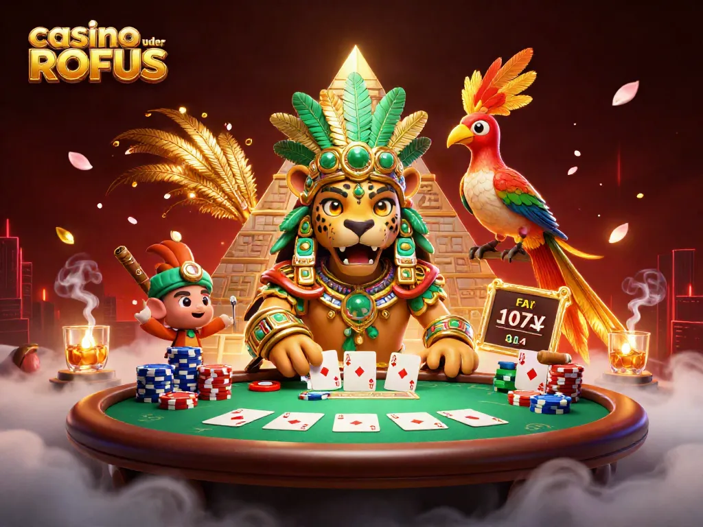 Experience thrilling gameplay at casino sider uden ROFUS with vibrant poker elements and captivating characters.