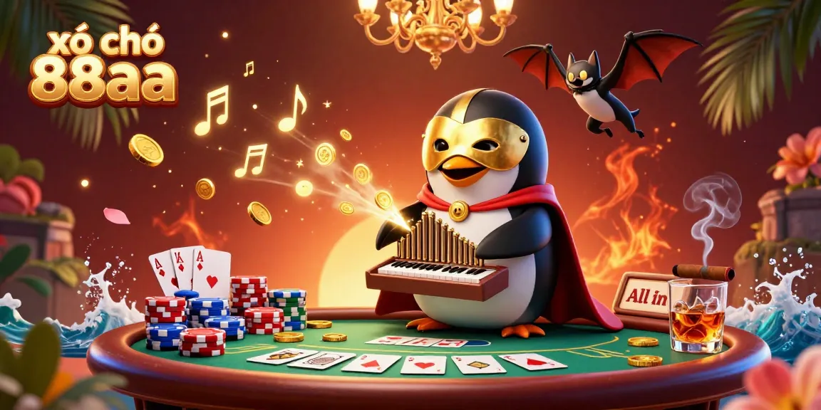 Experience the exhilarating world of xổ số 88aa with vibrant casino elements and engaging characters.