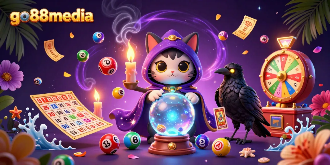 Engage with go88media's vibrant gaming experience through tarot insights and mystical lottery elements.