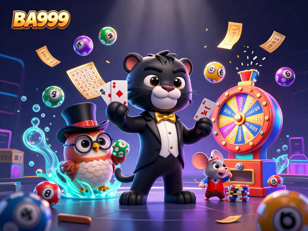 Experience thrilling gameplay with BA999 through vibrant characters and engaging casino elements.