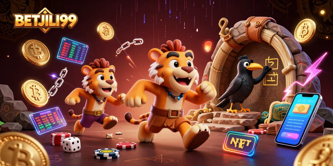 Experience the thrill of BETJILI99 with exciting casino games and animated characters.