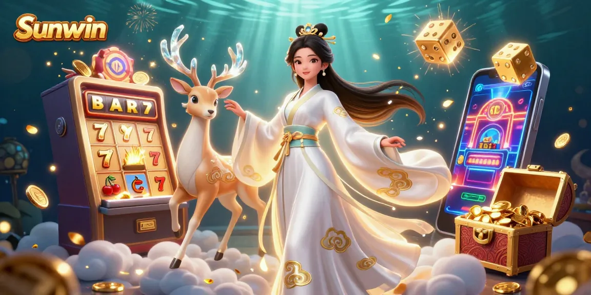 Sunwin reels in great rewards with a dazzling casino scene of vibrant games.