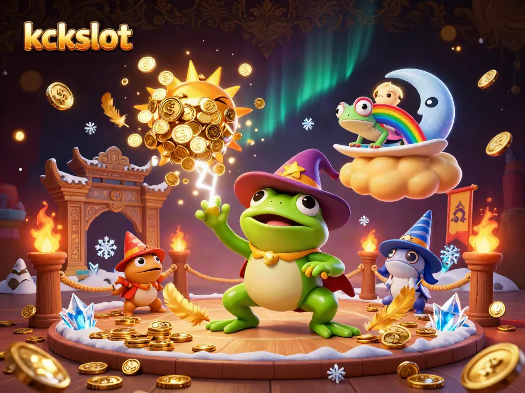 Bergabunglah di KCKSLOT, komunitas game yang penuh warna dan peluang besar dengan banyak koin emas berputar.