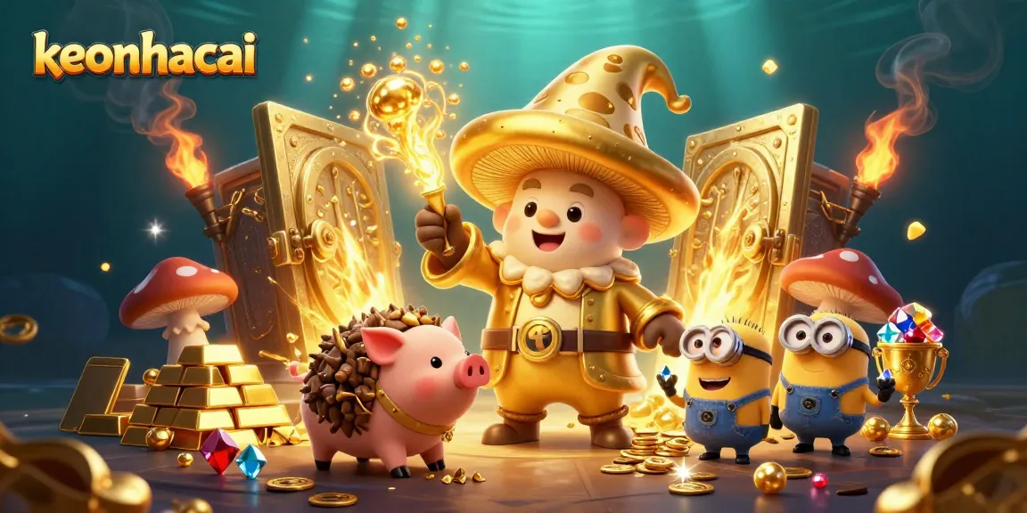 Engage with keonhacai's magical world of casino treasures and excitement.